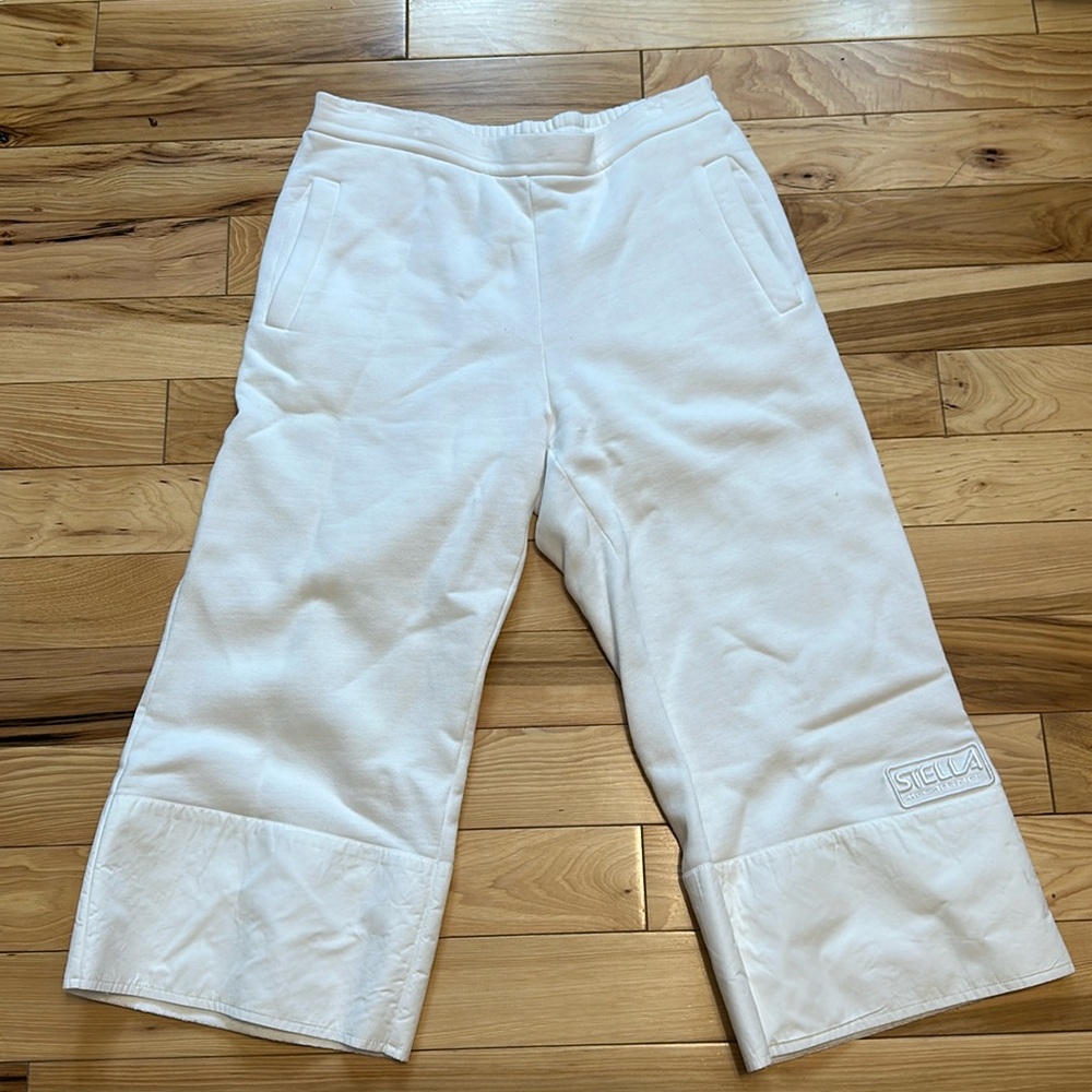 Stella McCartney 100% Cotton Wide Leg Capris